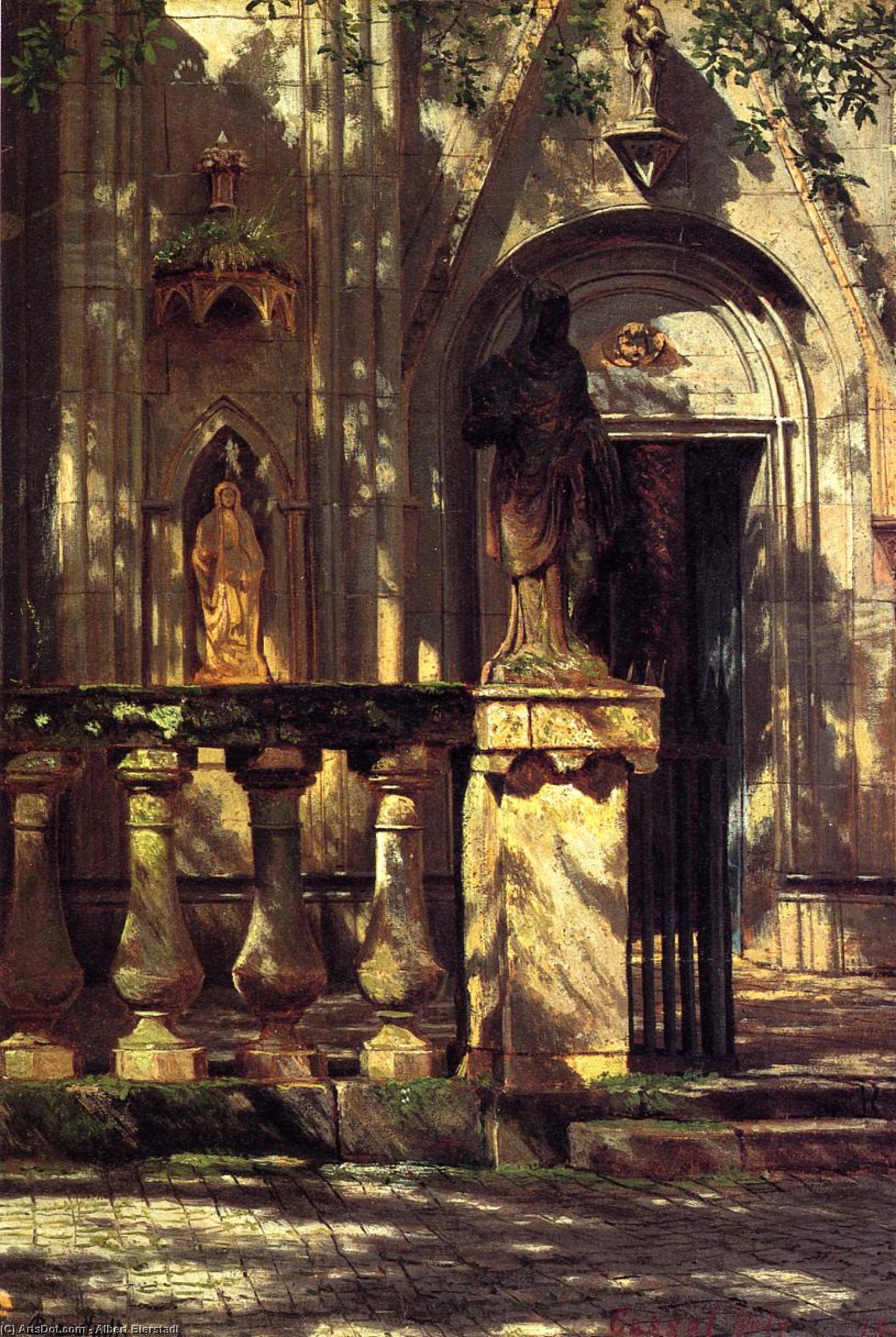 Sunlight And Shadow Study — Альберт Биерштадт