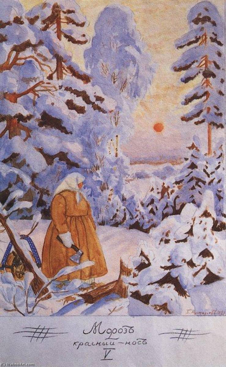 The Frost — Boris Mikhailovich Kustodiev