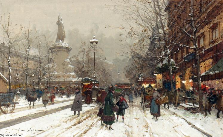 Place De La Republique — Eugène Galien Laloue