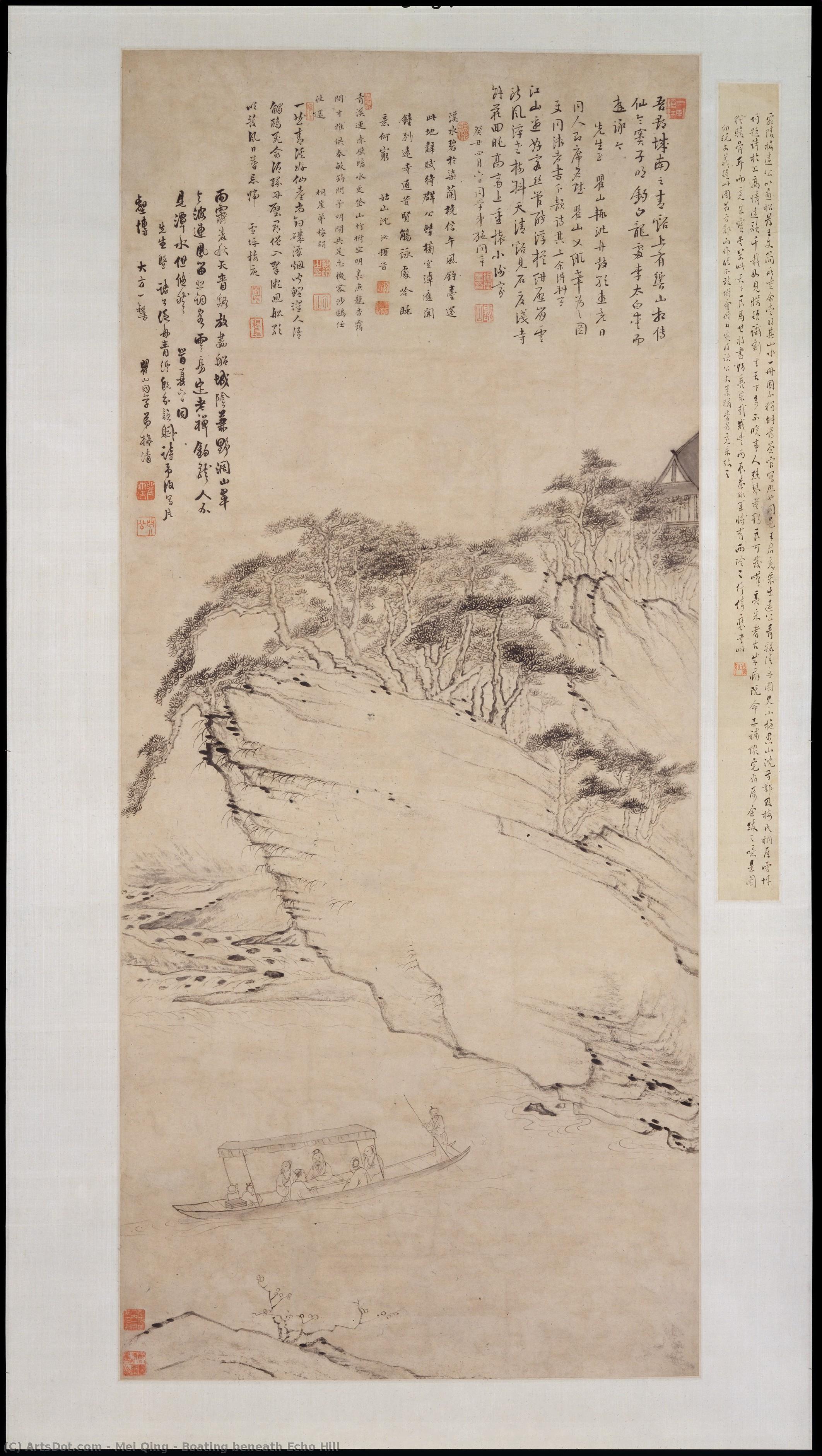 Boating Beneath Echo Hill — Mei Qing