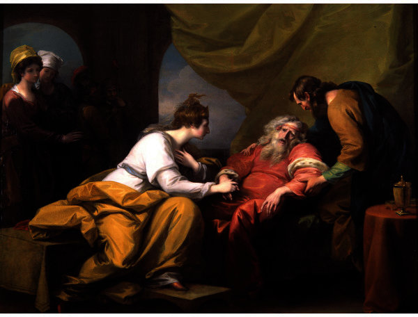 Meeting Of Lear And Cordelia — Washington Allston