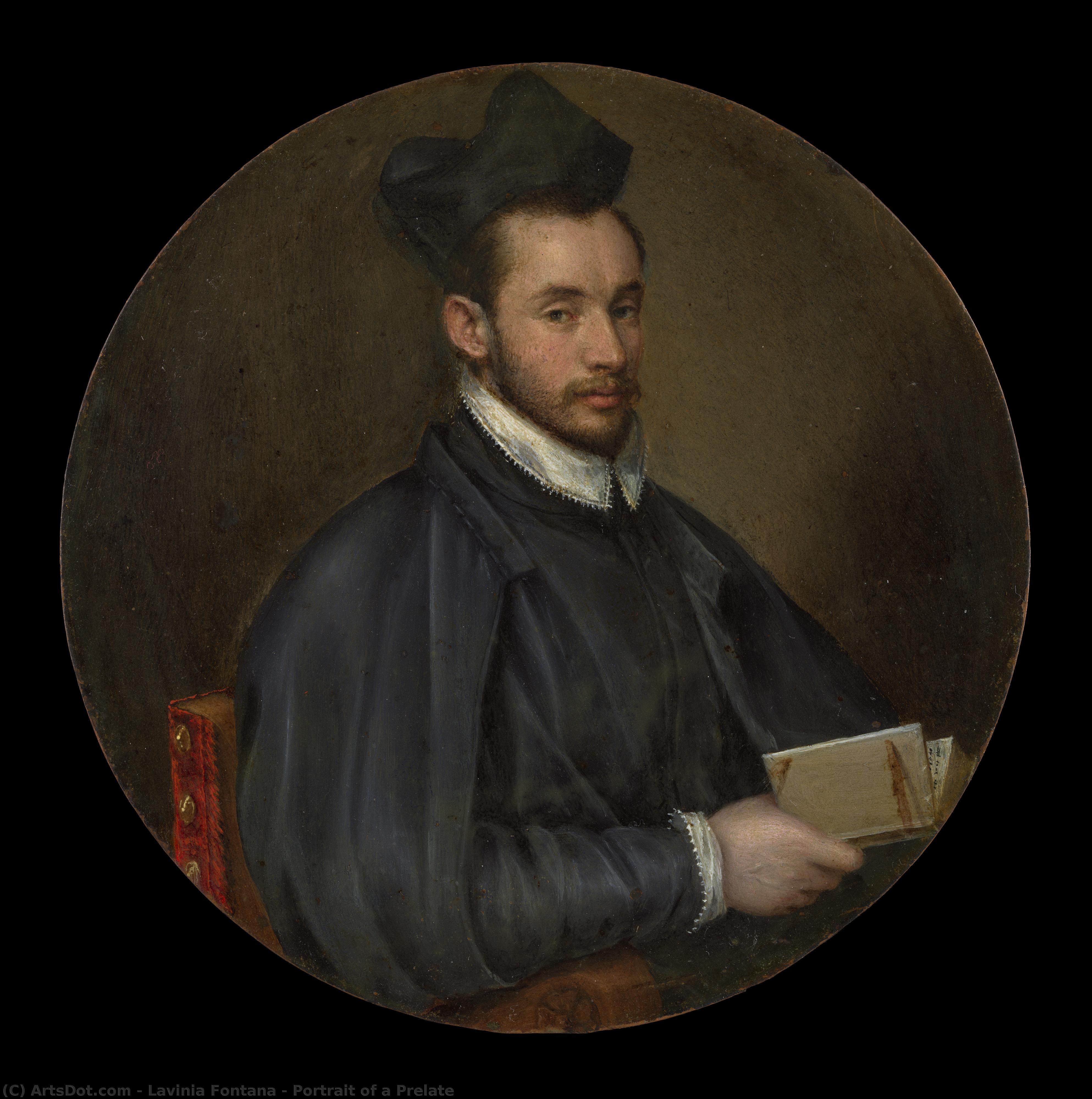 Portrait Of A Prelate — Lavinia Fontana