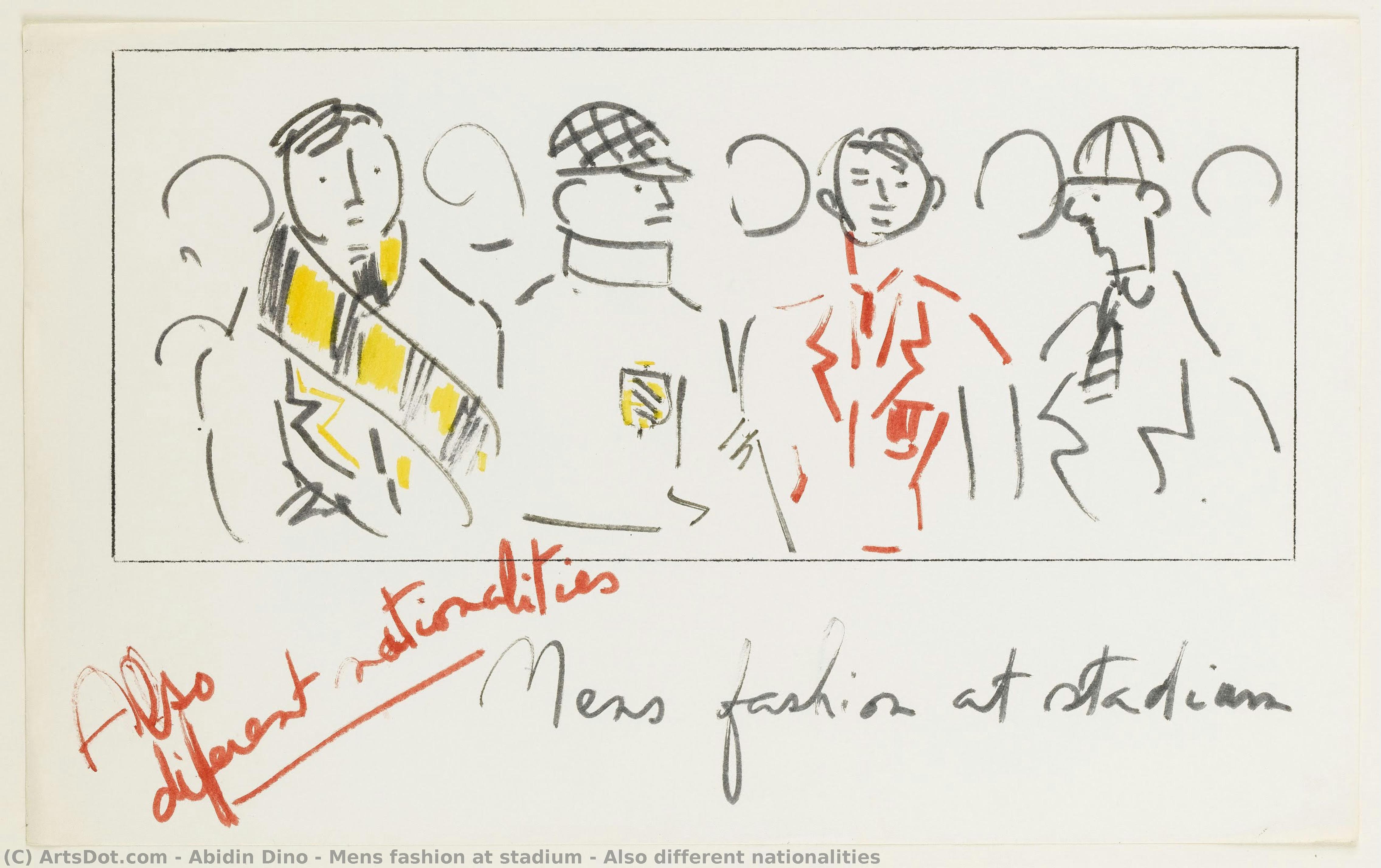 Mens Fashion At Stadium - Also Different Nationalities — Abidin Dino