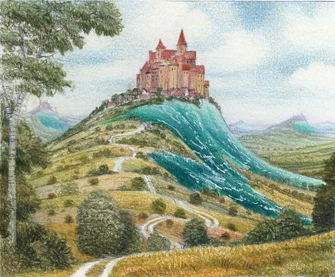 Medieval Surfing — Jacek Yerka
