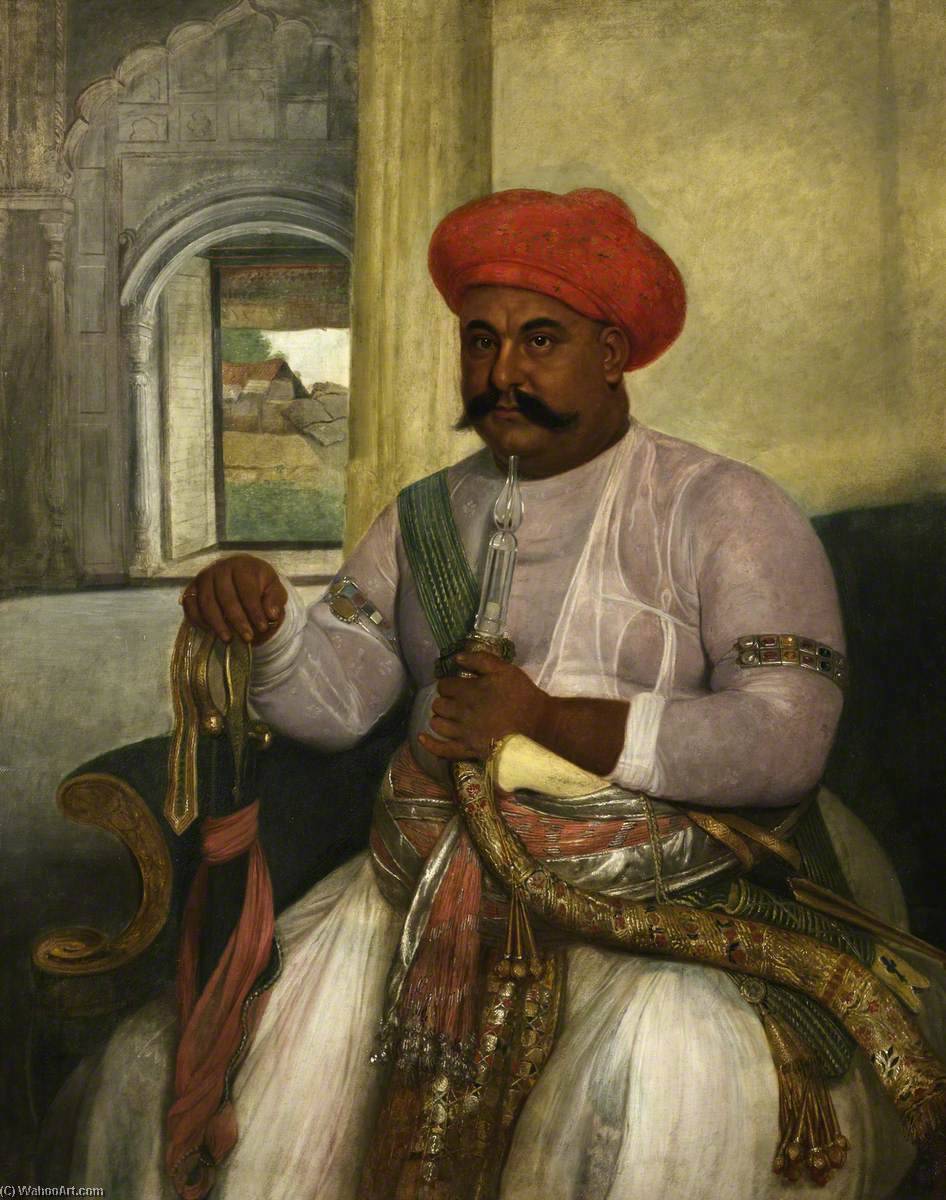 Hasan Reza Khan, Ministro De Asaf Al Daula De Oudh — Johann Zoffany