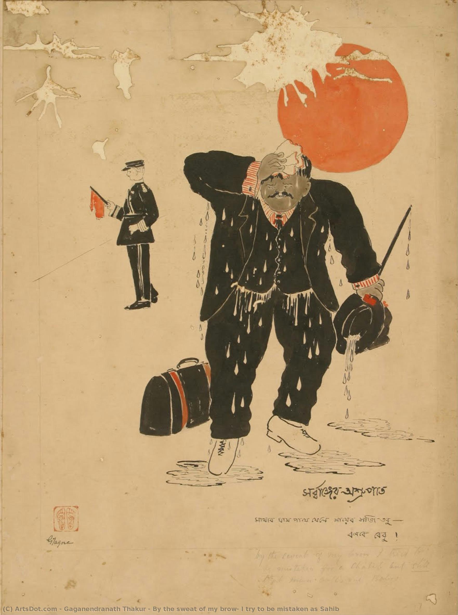 By The Sweat Of My Brow, I Try To Be Mistaken As Sahib — Gaganendranath Thakur