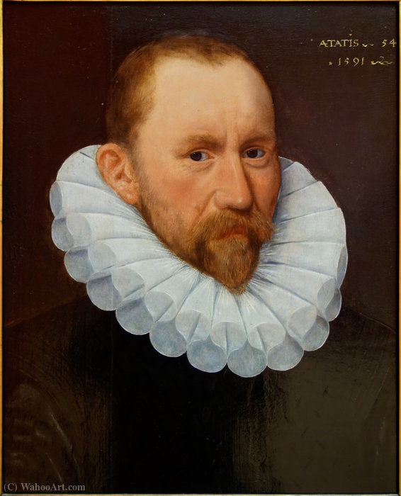 Portrait Of Man — Adriaen Thomasz. Key