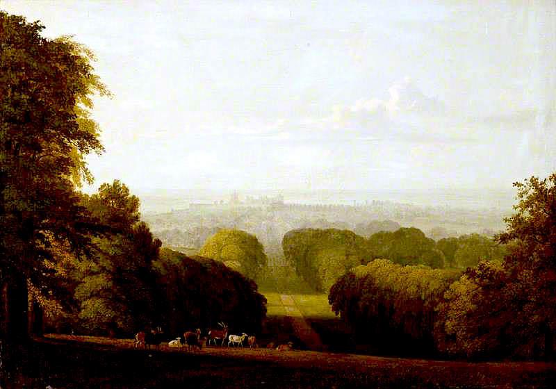 The Long Walk, Windsor Castle — Thomas And William Daniell