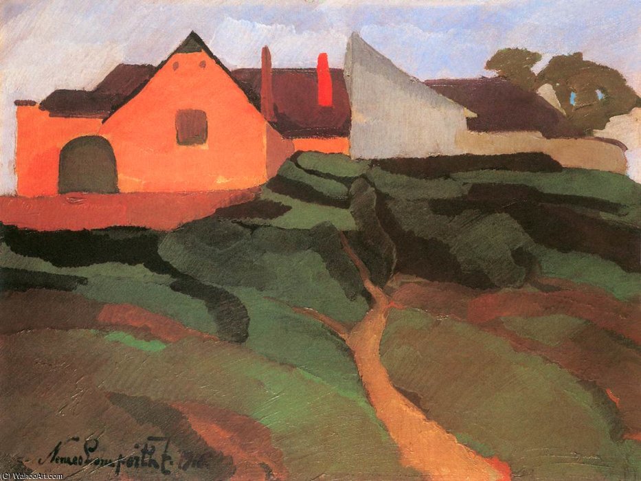 Detail Of The Taban District — Jozsef Nemes Lamperth