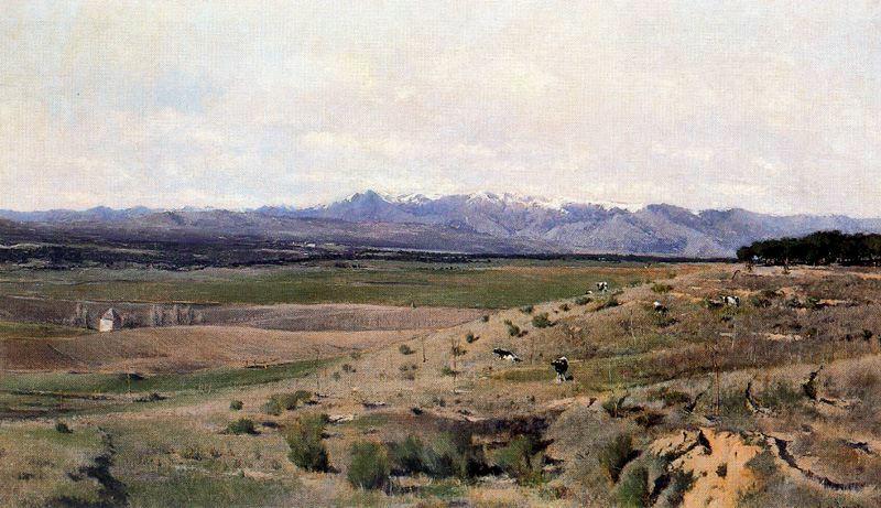 El Guadarrama Desde La Moncloa — Aureliano De Beruete Y Moret