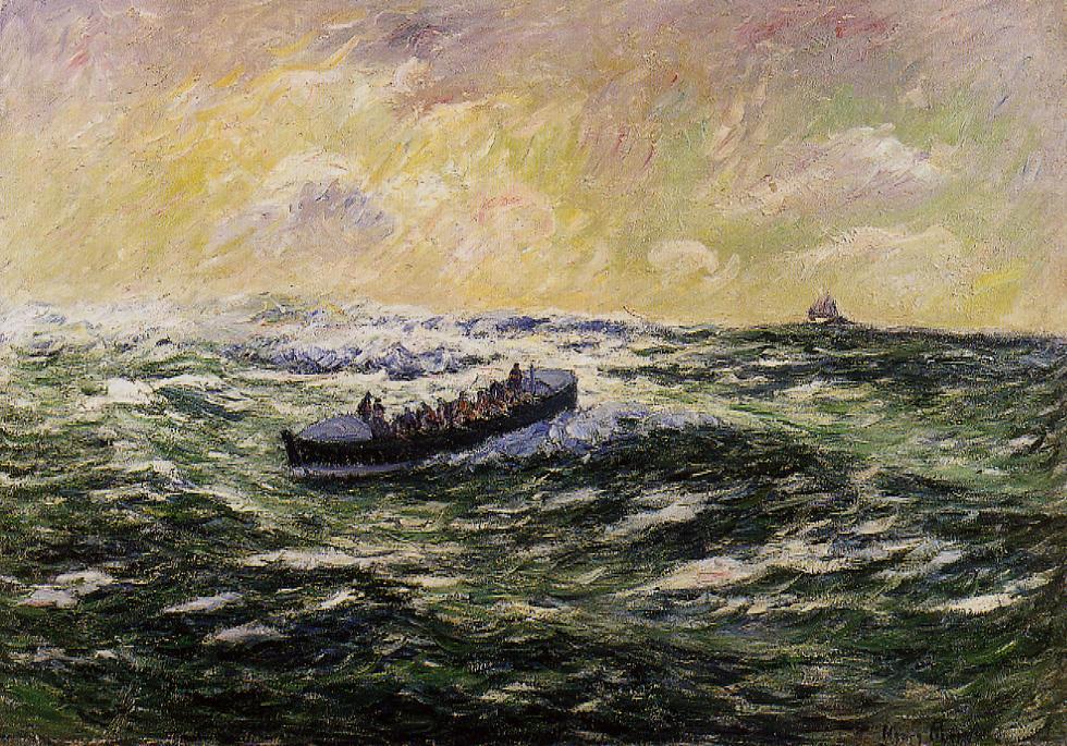 Lifeboat At Audierne — Henri Moret