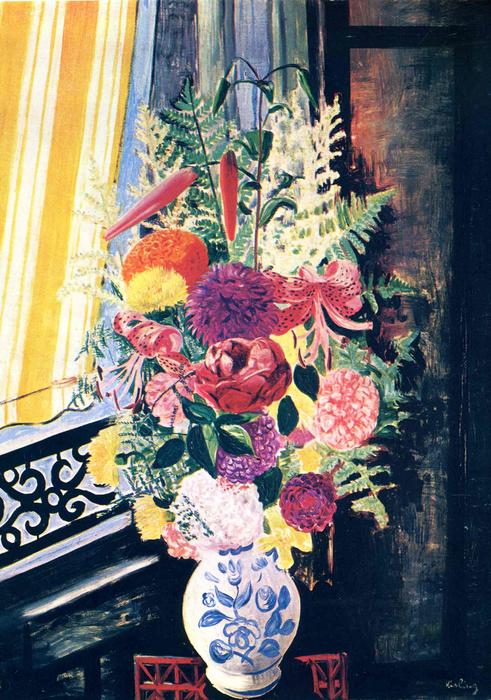 Bouquet Of Various Flowers — Moïse Kisling