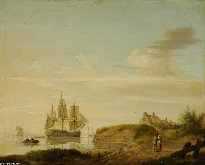 Seascape — Hermanus Koekkoek (the Elder)