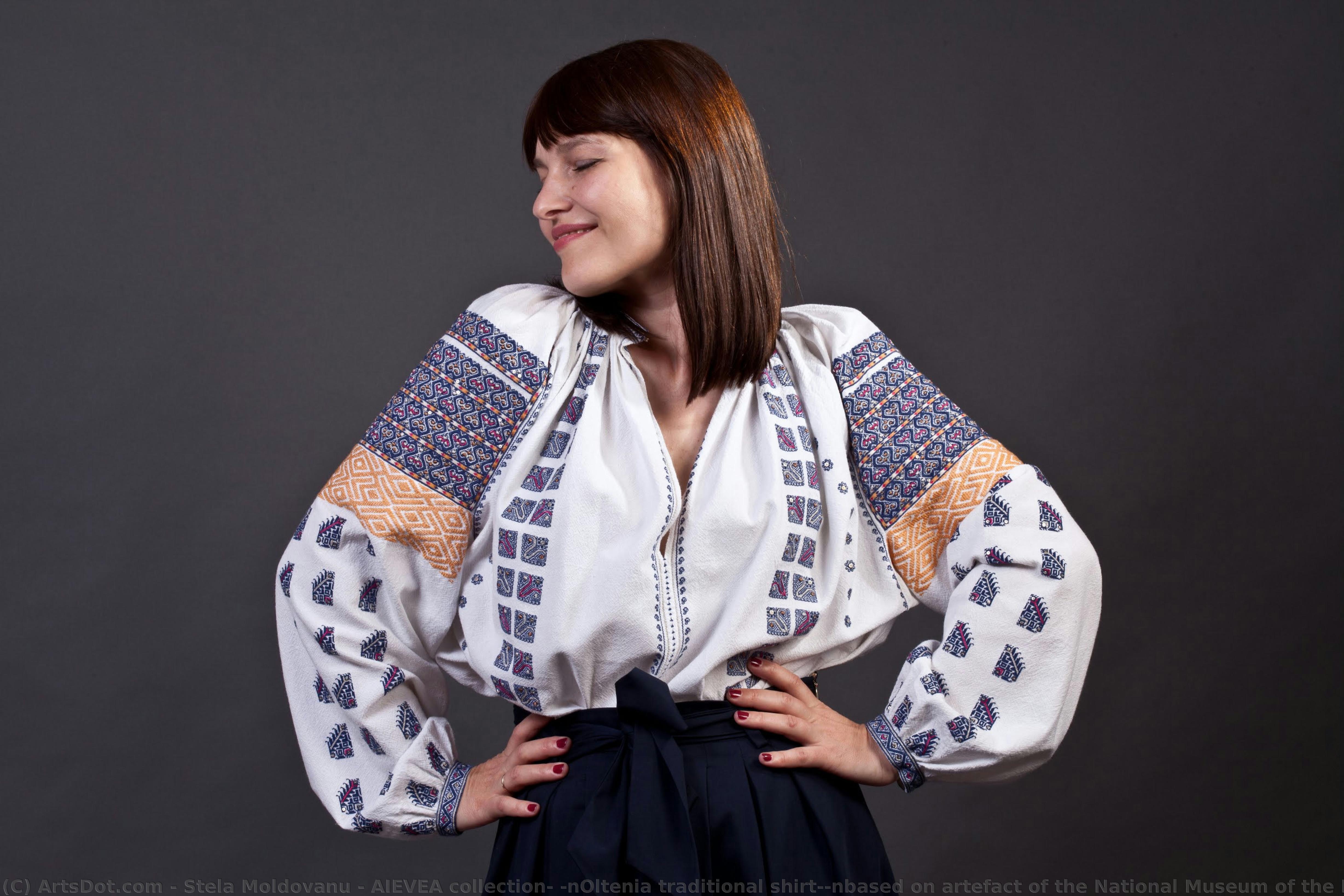 Aievea Collection; \noltenia Traditional Shirt;\nbased On Artefact Of The National Museum Of The Romanian Peasant — Stela Moldovanu