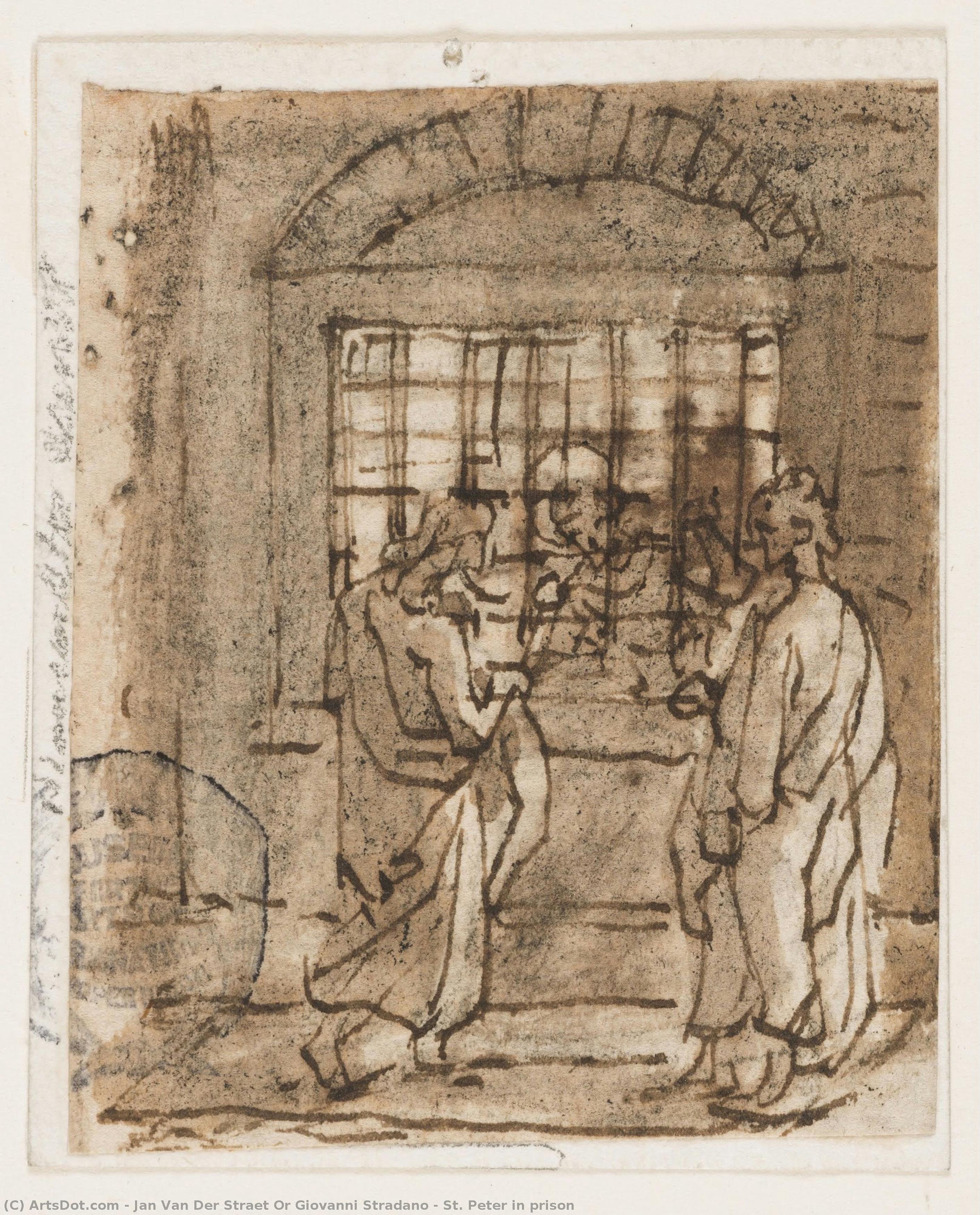 St. Peter In Prison — Jan Van Der Straet Or Giovanni Stradano