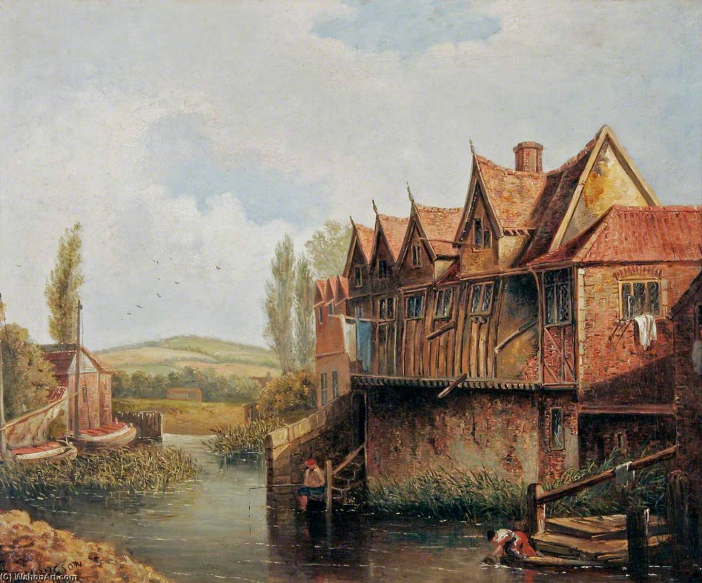 A View From Whitefriars Bridge, Norwich — David Hodgson
