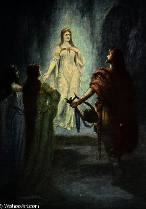 He Saw A Beautiful Woman — Ferdinand Leeke