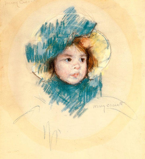 Head Of Margot — Mary Stevenson Cassatt