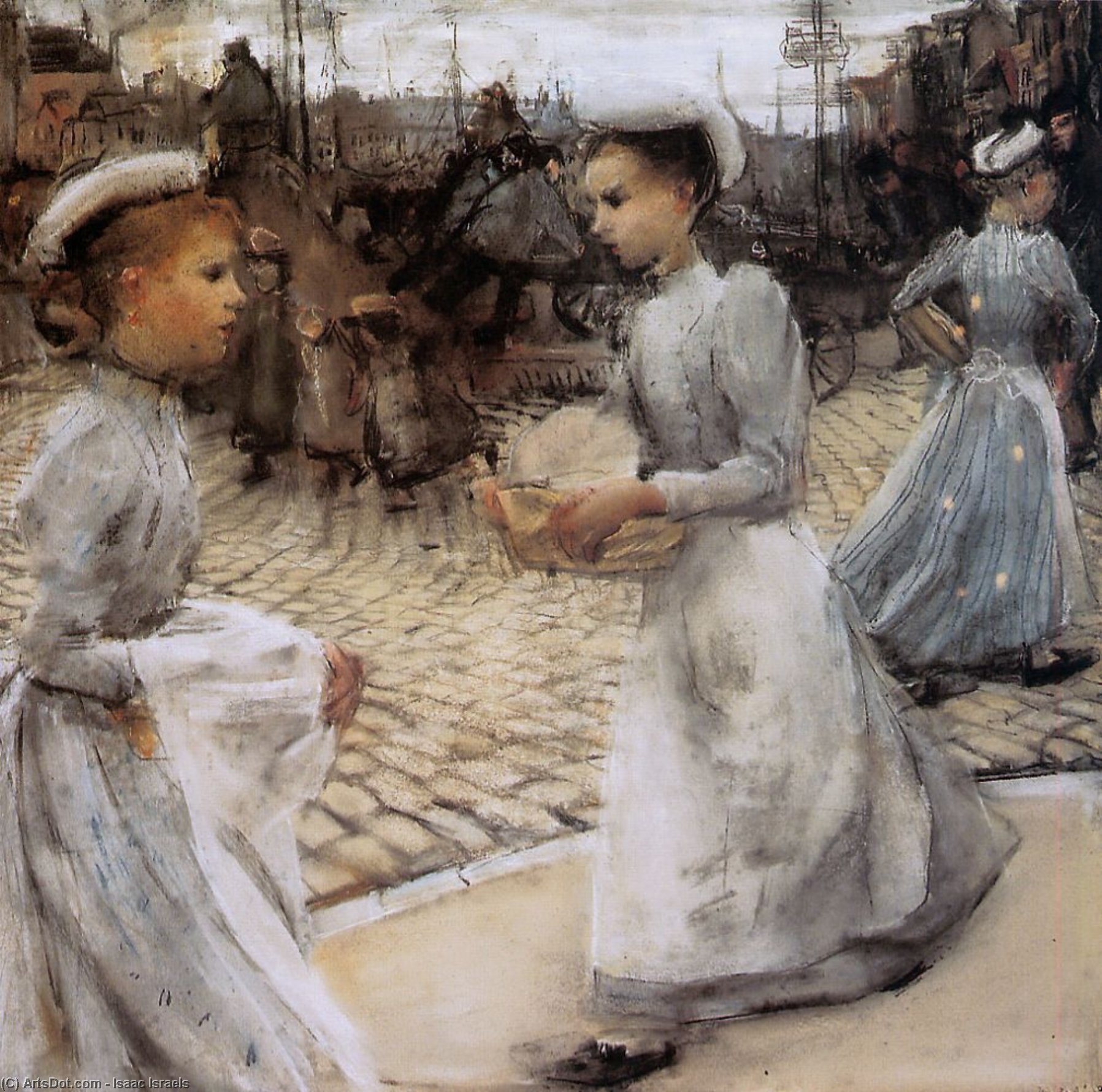 Girls Of The Munt Sun — Isaac Lazarus Israels