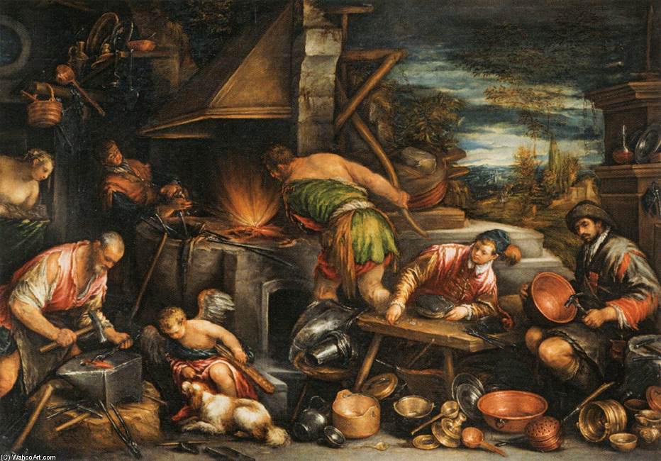 La Fragua De Vulcano — Francesco Bassano El Joven