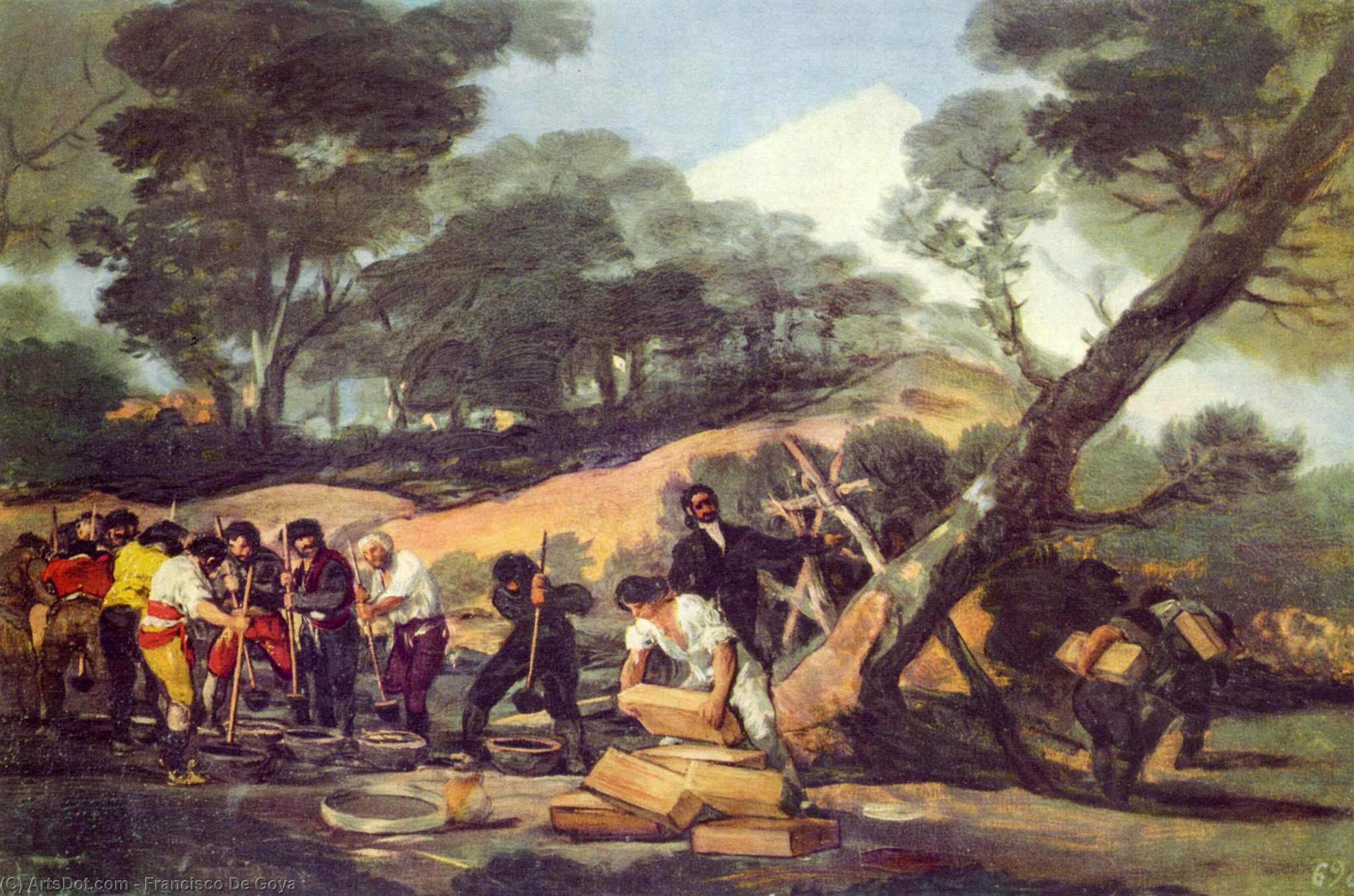 Powder Factory In The Sierra — Francisco José De Goya Y Lucientes