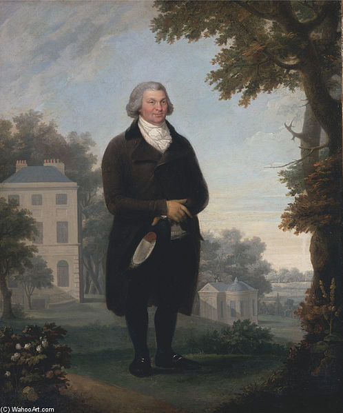 Gentleman In The Grounds Of His House — Samuel De Wilde