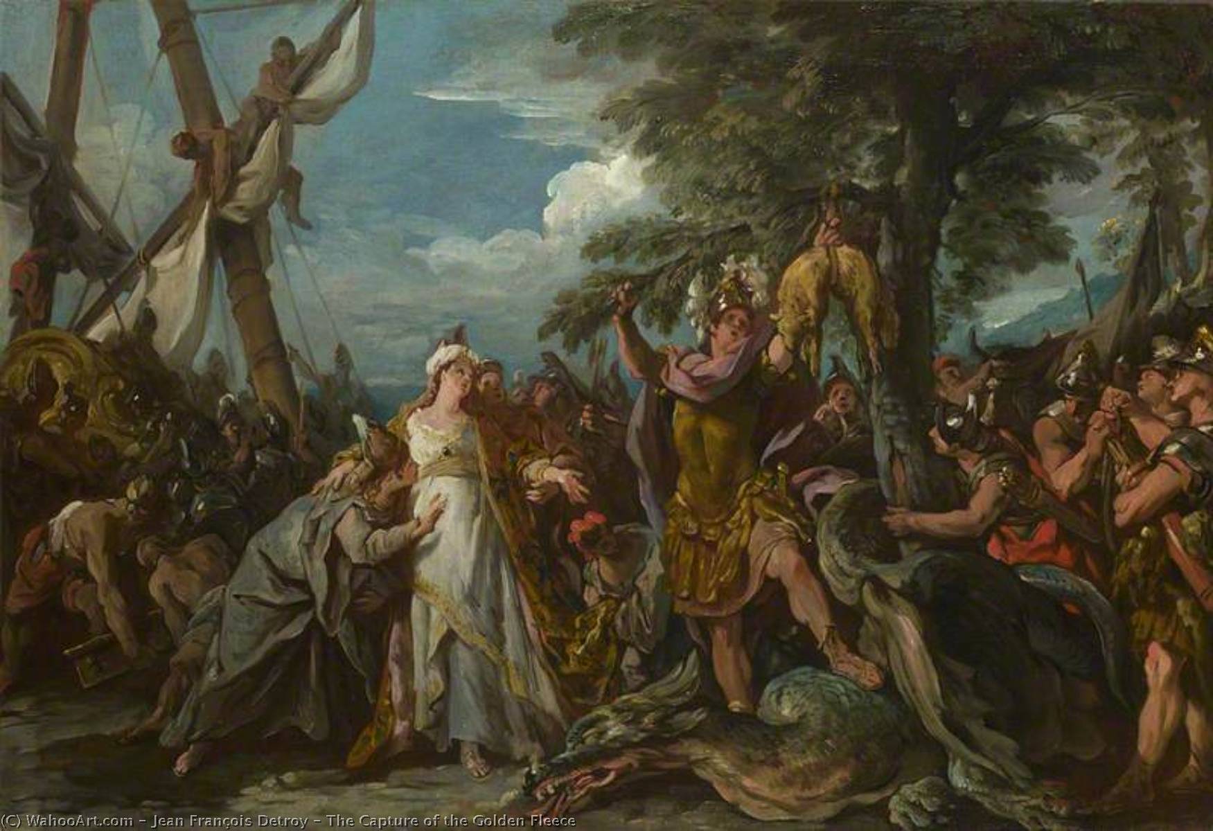 The Capture Of The Golden Fleece — Jean François De Troy