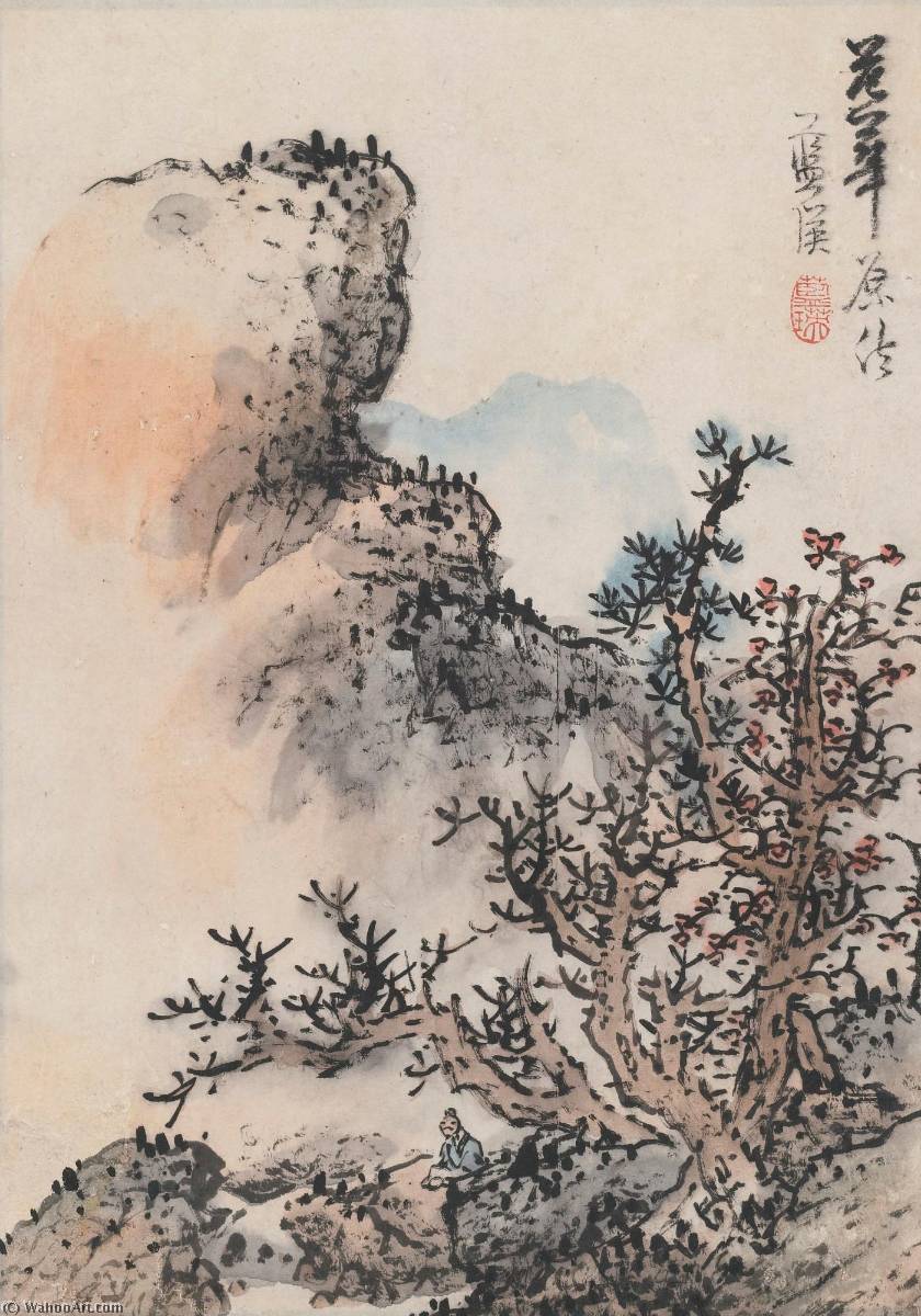 Landscape After Fan Kuan — Lan Ying Jiang Hong