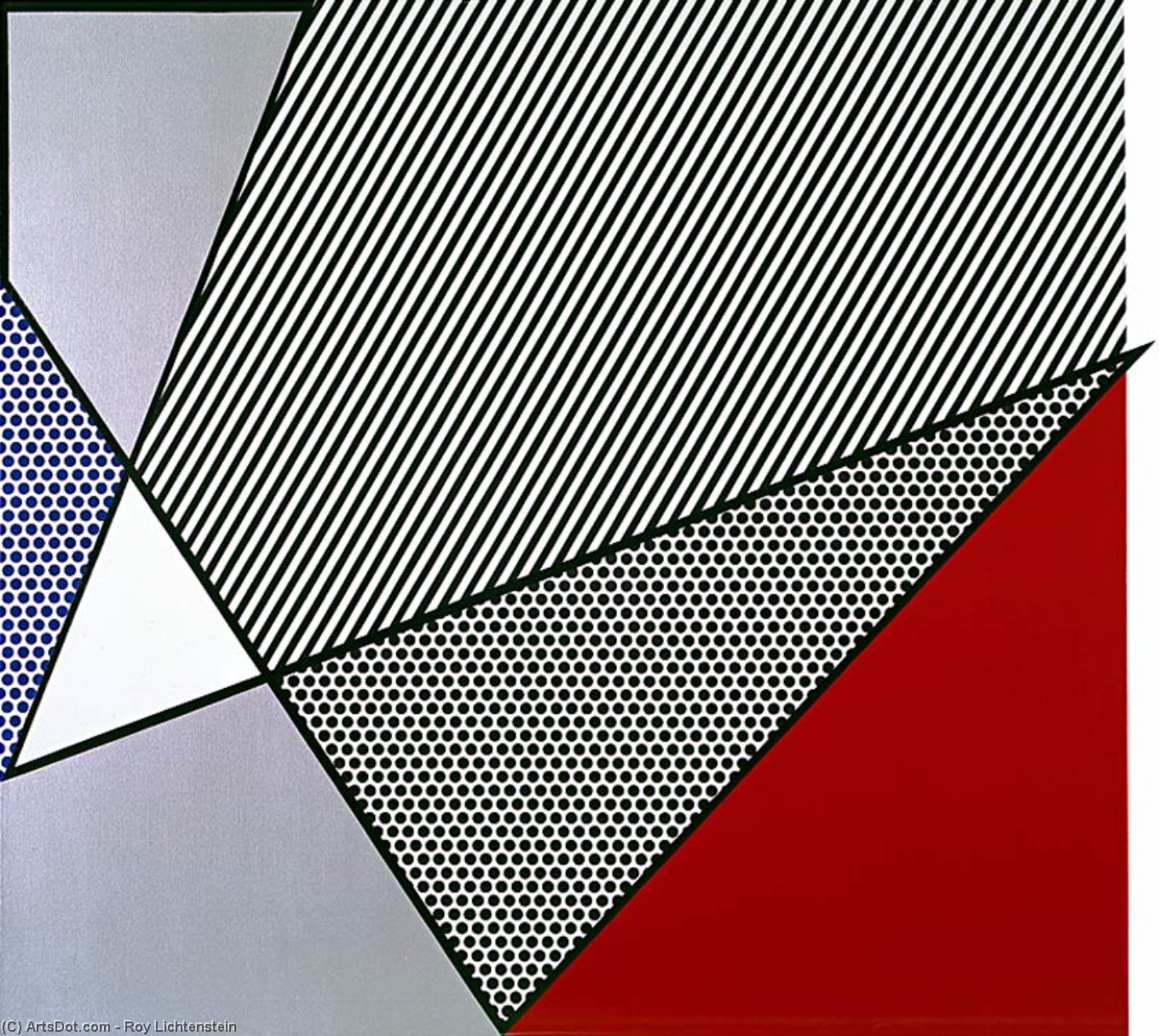 Uneperfektes Gemälde — Roy Lichtenstein