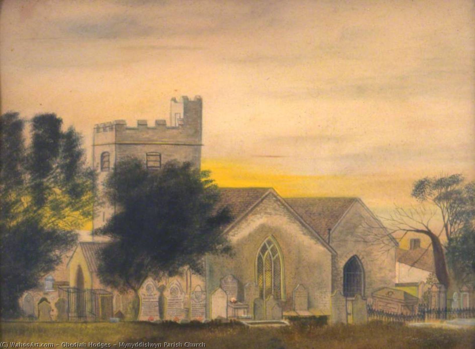 Mynyddislwyn Parish Church — Obediah Hodges