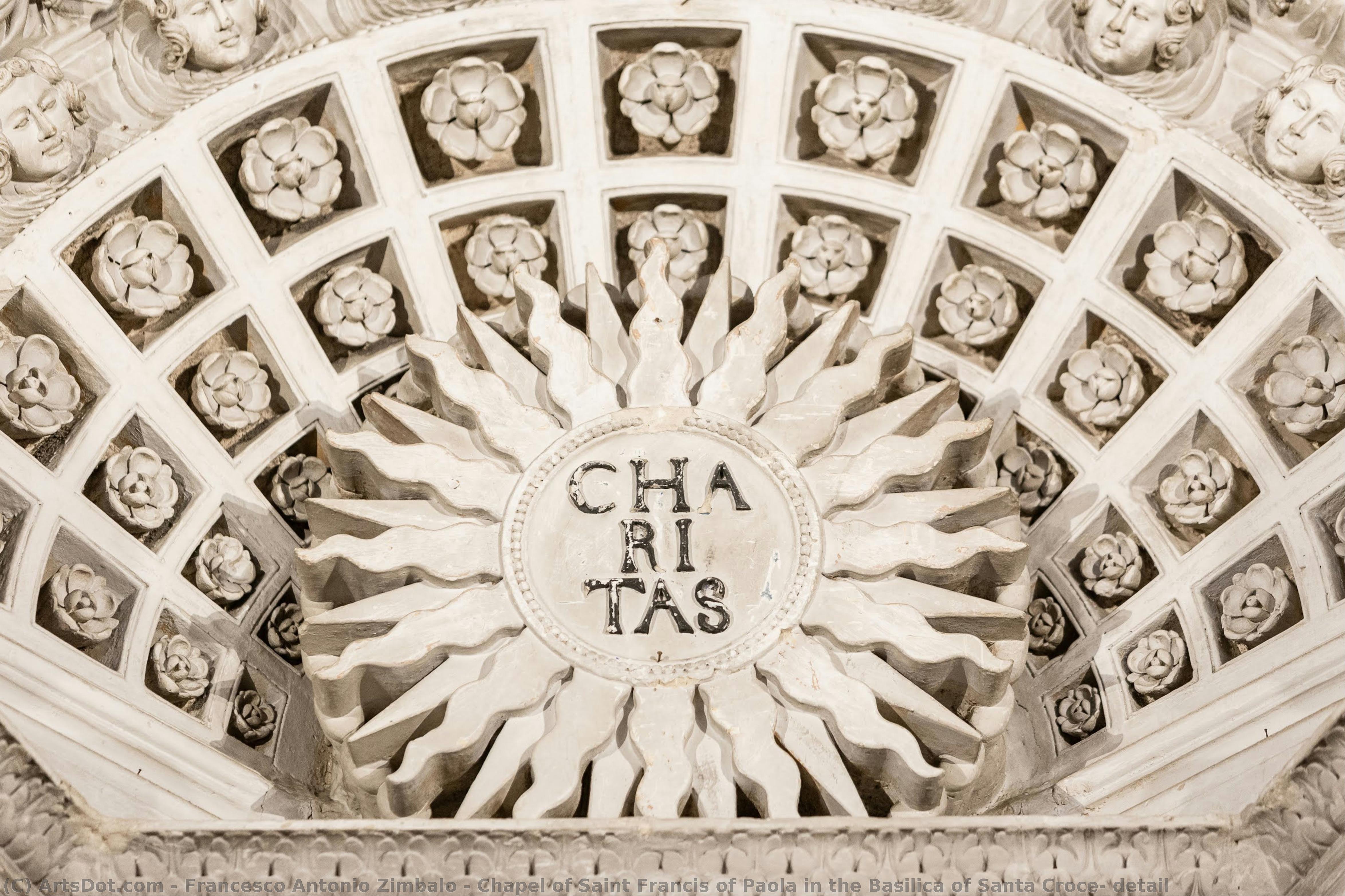 Chapel Of Saint Francis Of Paola In The Basilica Of Santa Croce- Detail — Francesco Antonio Zimbalo