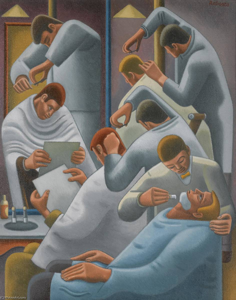 The Barber's Shop — William Roberts