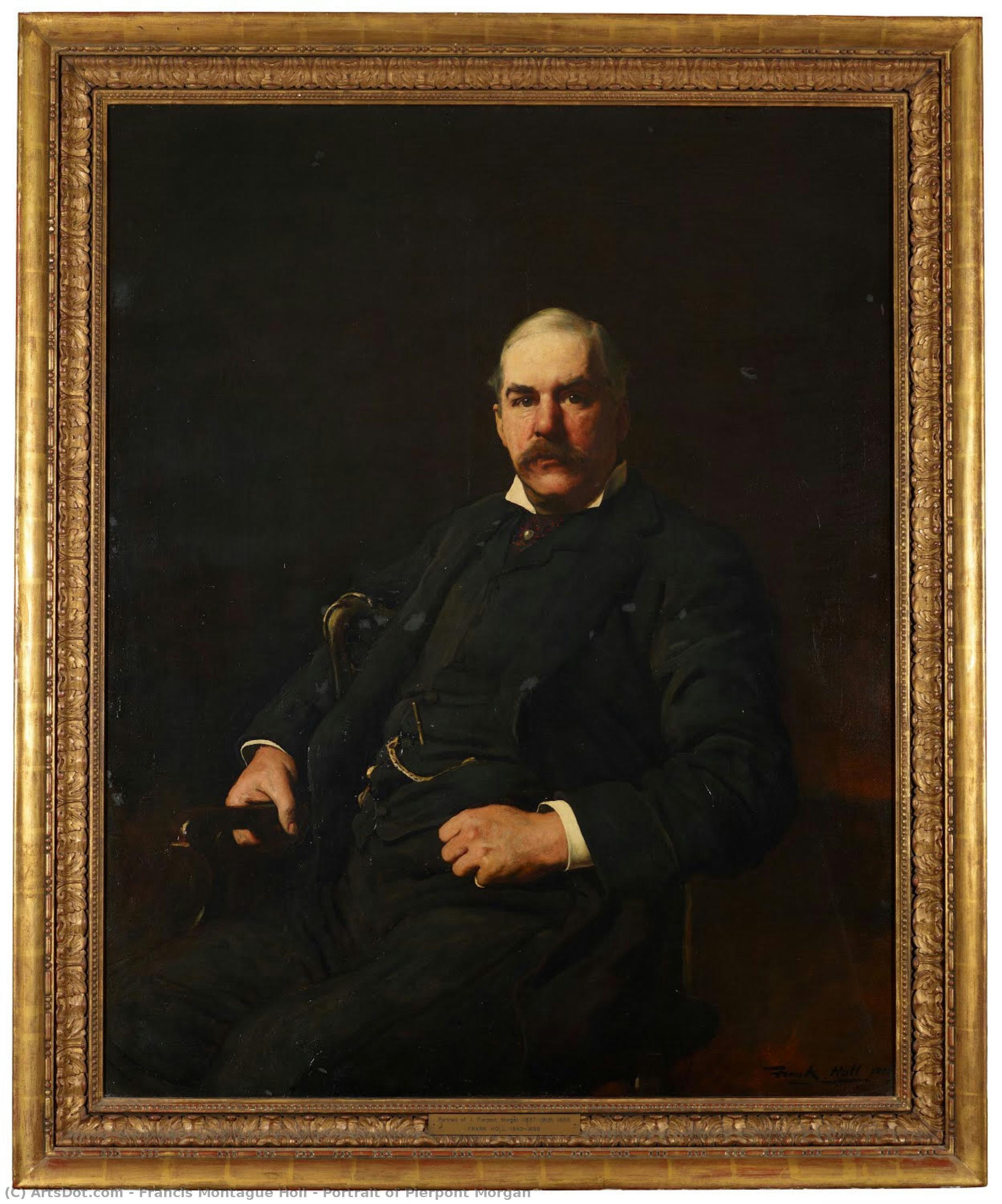 Portrait Of Pierpont Morgan — Francis Montague Holl