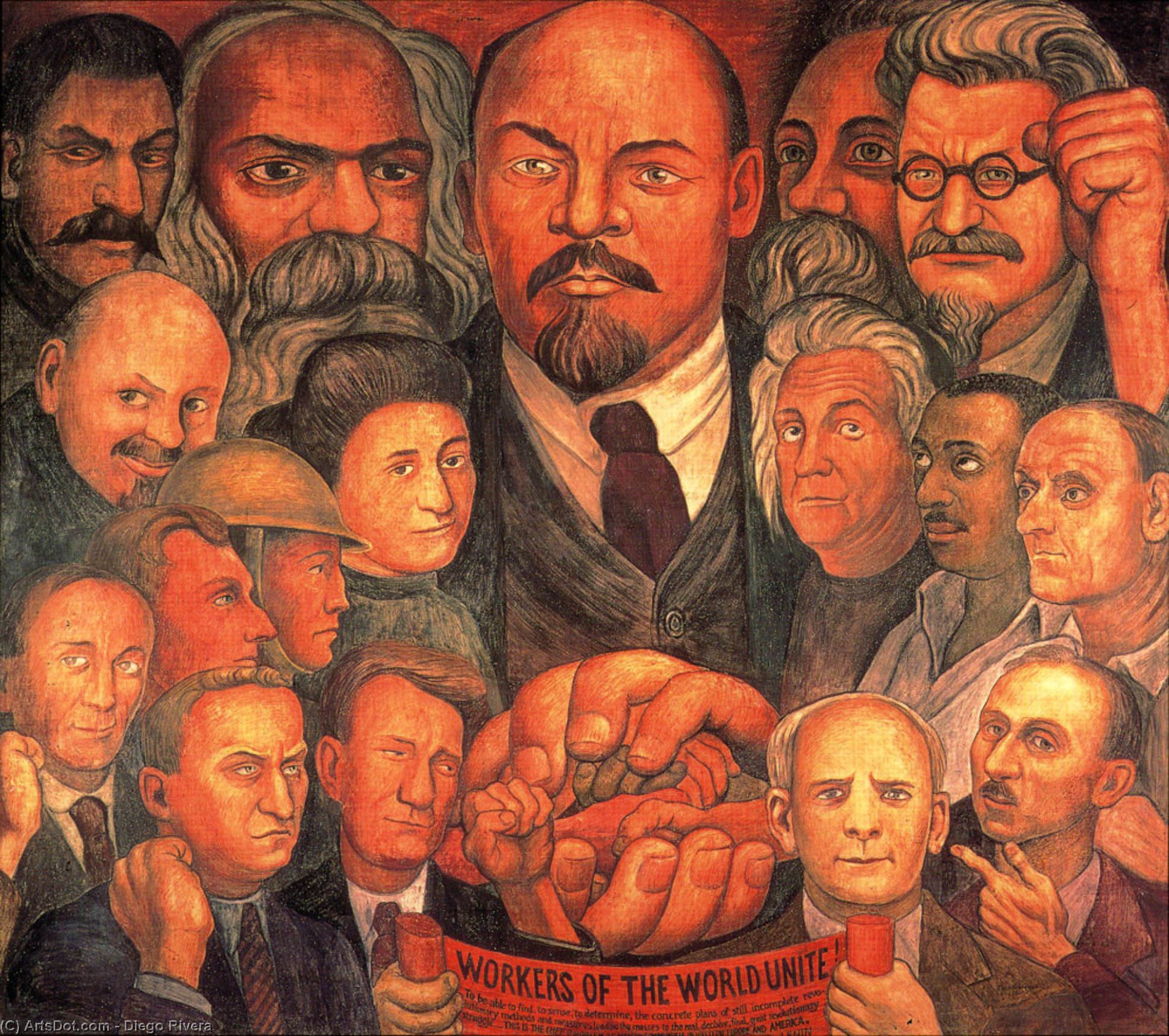 Proletarian Unity — Diego Rivera