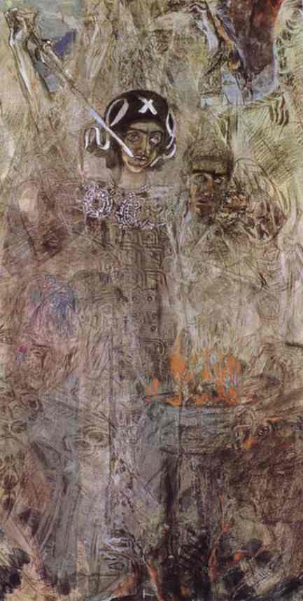 The Vision Of The Prophet Ezekiel — Mikhail Vrubel