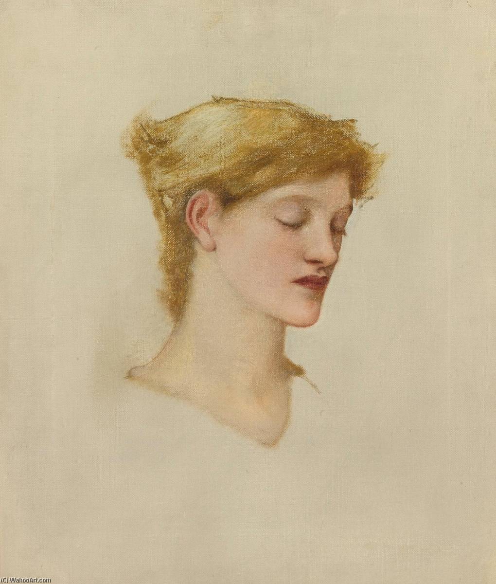 Head Of A Woman — Edward Coley Burne-jones