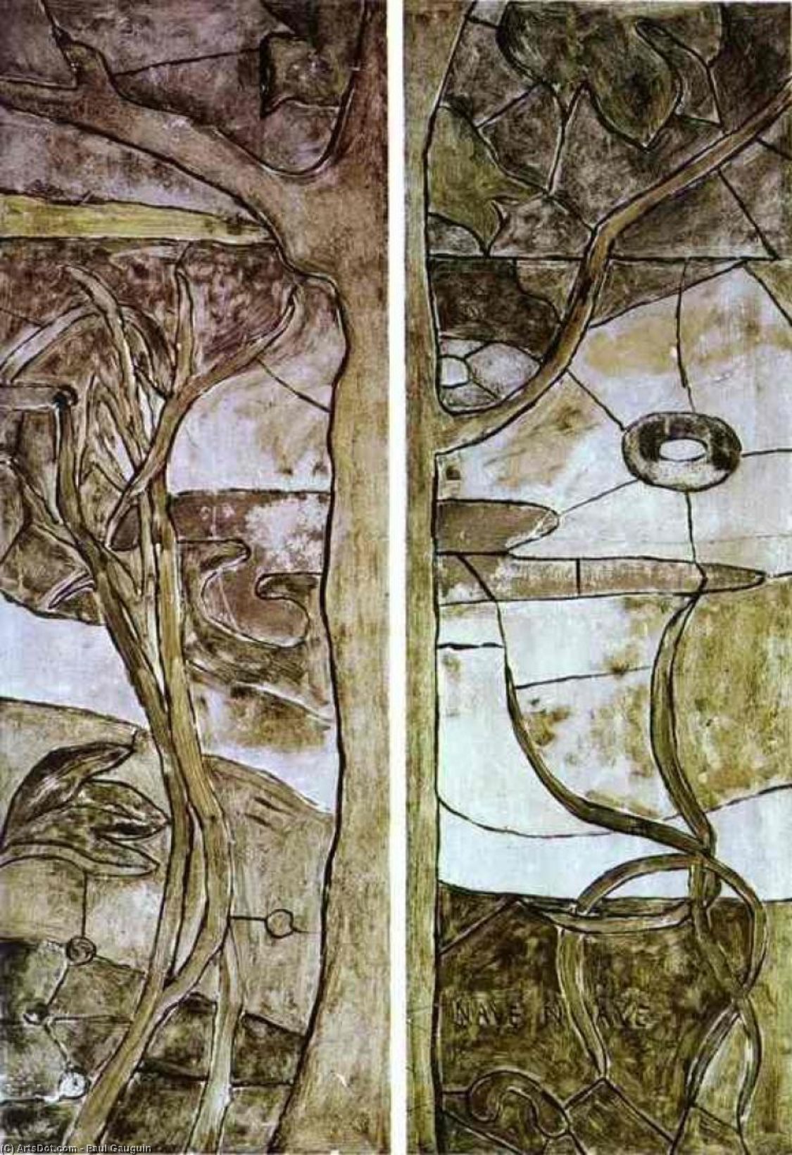 Floral And Vegetable Motifs — Eugène Henri Paul Gauguin