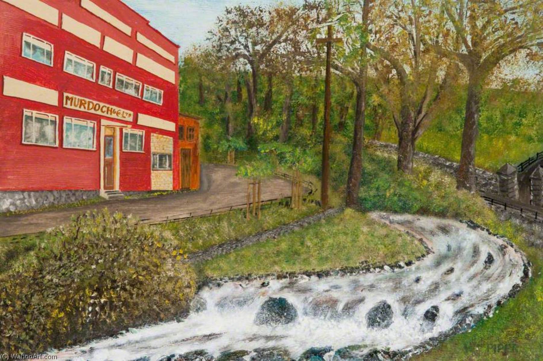 Murdoch's Factory And Garrell Burn, Kilsyth — William Piper