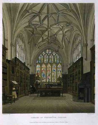 Library Of Winchester College — Frederick Mackenzie