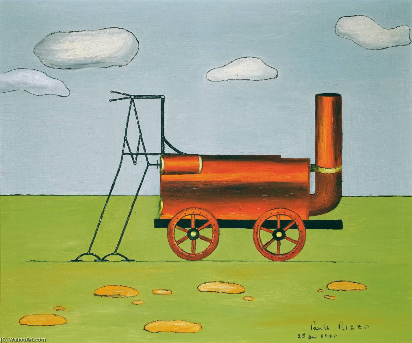 La Locomotive Rouge — Paule Cals