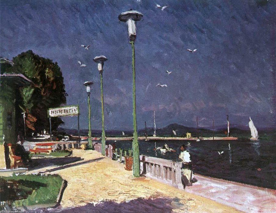 The Pier At Foldvár — Istvan Boldizsar