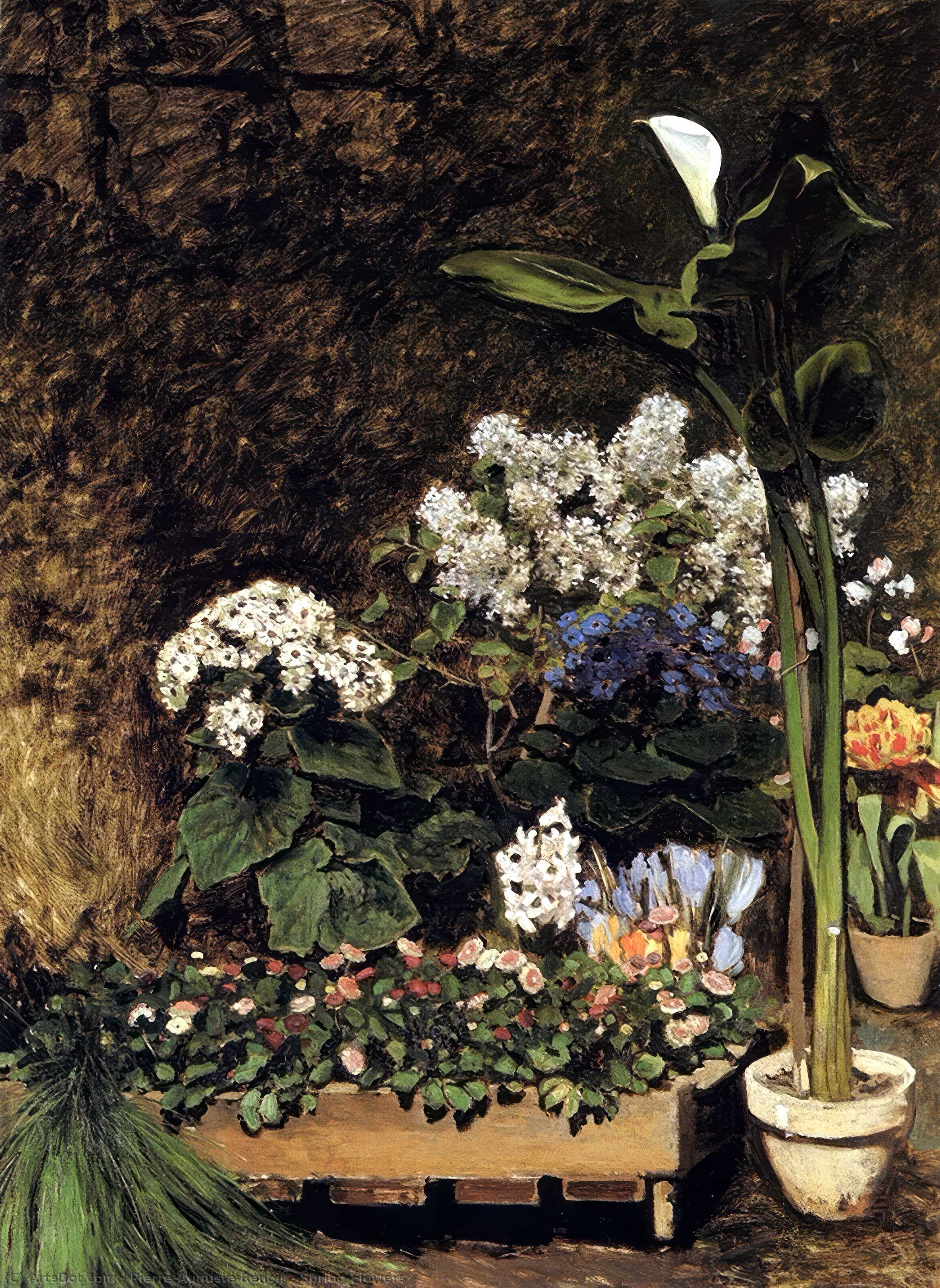 Spring Flowers — Pierre-auguste Renoir