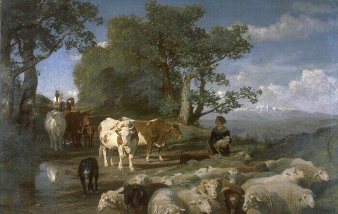 Le Retour De La Foire — Auguste François Bonheur