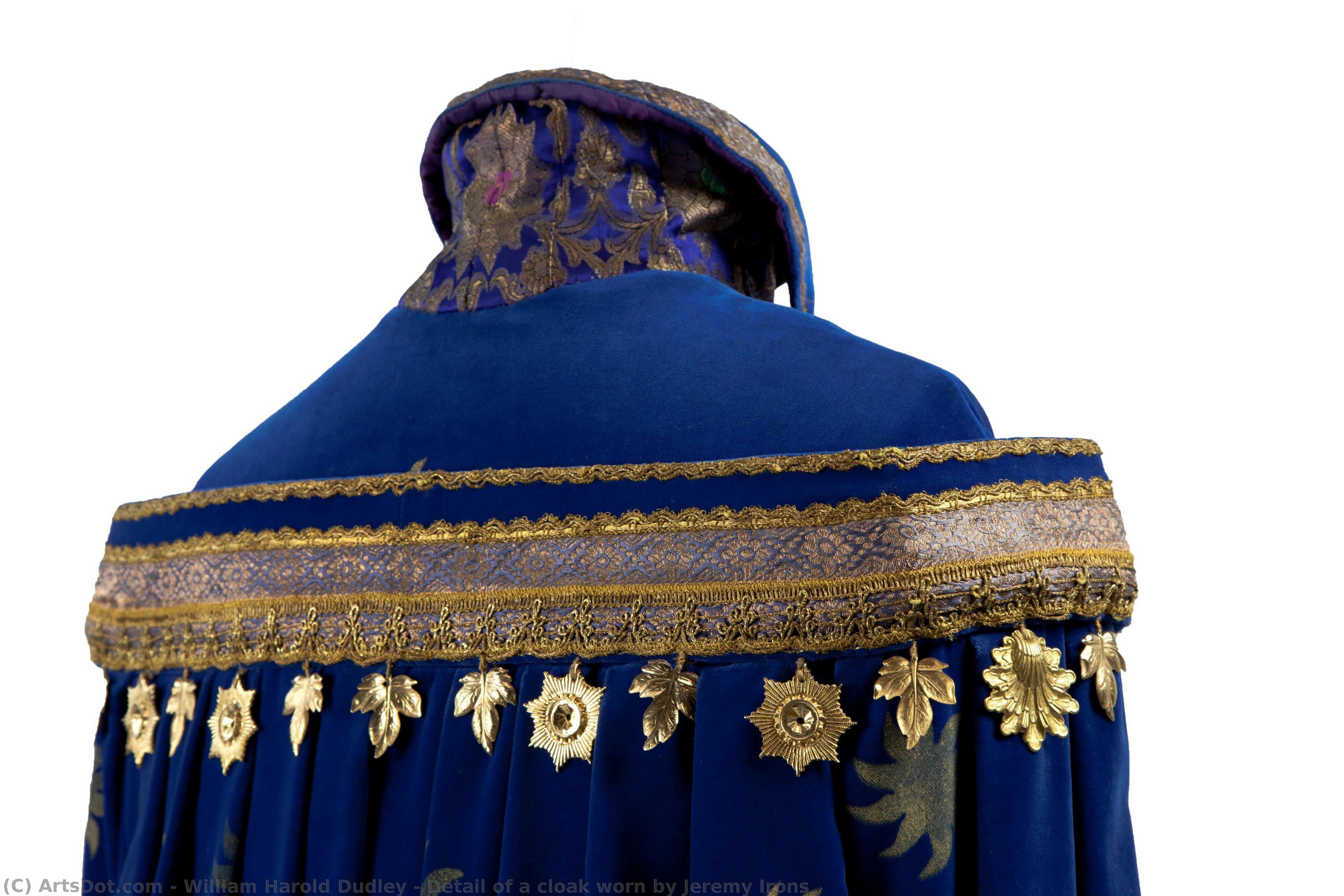 Detail Of A Cloak Worn By Jeremy Irons — William Harold Dudley
