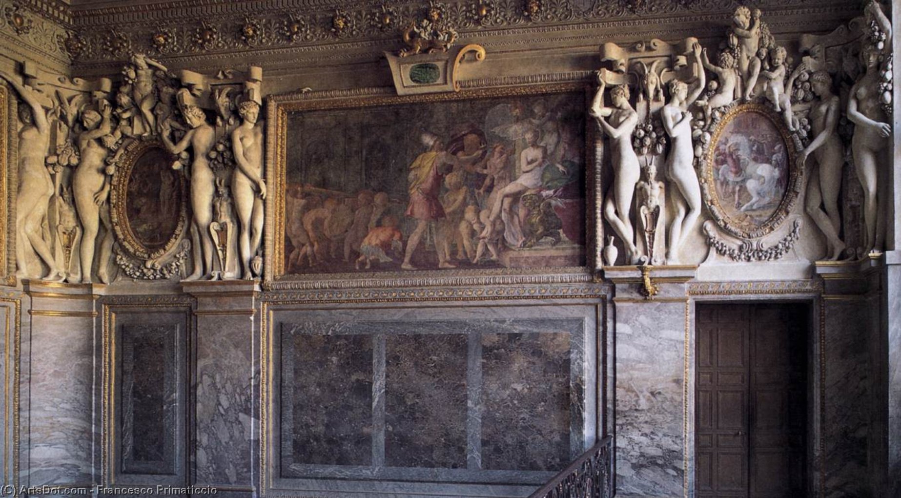 Royal Staircase (detail) (8) — Франческо Приматиччо