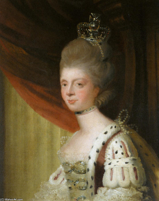 Portrait Of Queen Charlotte — Sir Joshua Reynolds