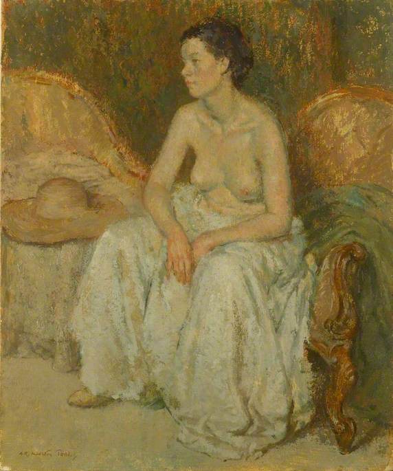 Draped Nude — Arthur Ralph Middleton Todd