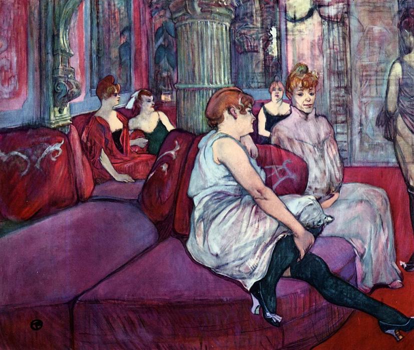 The Salon In The Rue Des Moulins — Henri De Toulouse-lautrec