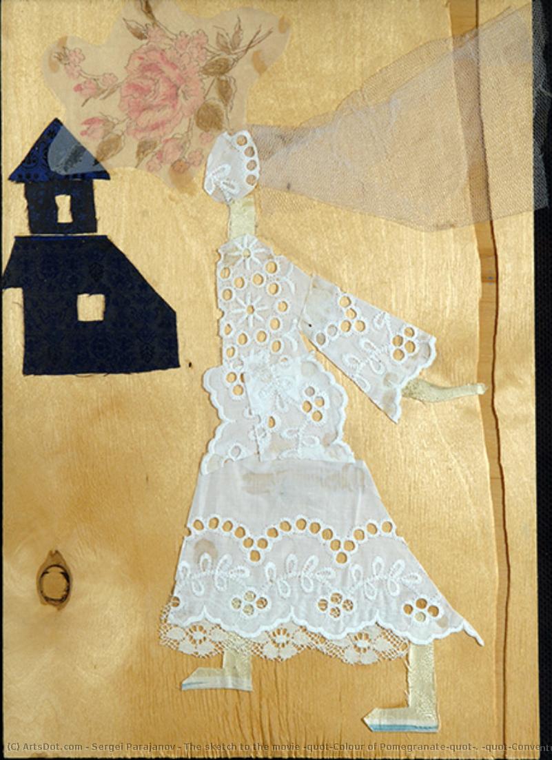 The Sketch To The Movie "colour Of Pomegranate". "conventual" — Sarkis Hovsepi Parajaniants