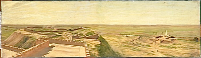Panorama Des Ruines De Suse (côté Sud) — Bondoux Jules Georges
